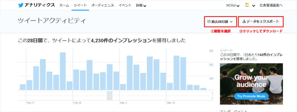 アナリティクス twitter 【ビジネスアカウントの運用】Twitterアナリティクスの使い方・活用方法